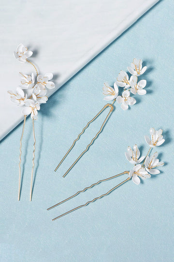Rhinestone blomst brude hovedstykke